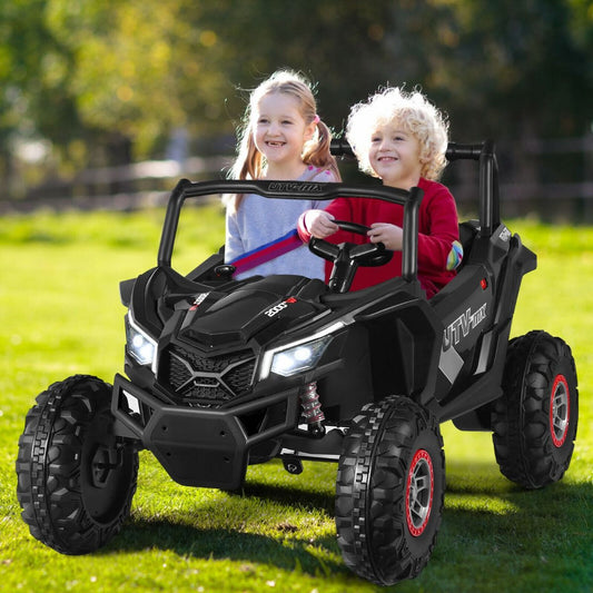 12V Electric Car with Music Remote Control and 2 Seats for Kids